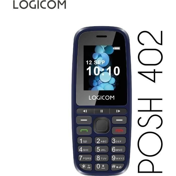 Teléfono Móvil - LOGICOM - Posh 402 - Azul 5 Teléfono Móvil - LOGICOM - Posh 402 - Azul 5