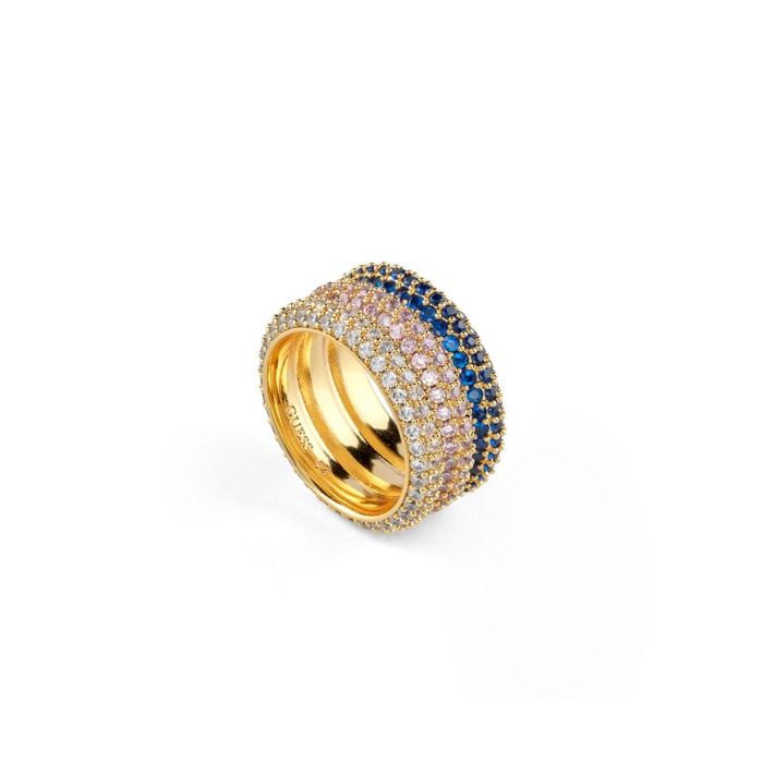 Anillo Mujer Guess JUBR05140JWYGBL52 12 Dorado Azul Anillo Mujer Guess JUBR05140JWYGBL52 12 Dorado Azul