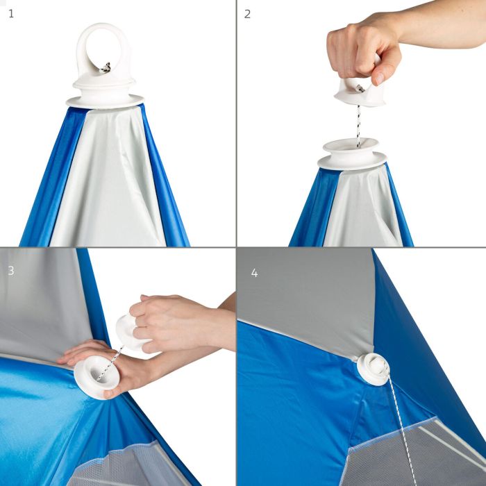 Paravientos Aktive 145 x 103 x 148 cm UV50 4 Paravientos Aktive 145 x 103 x 148 cm UV50 4