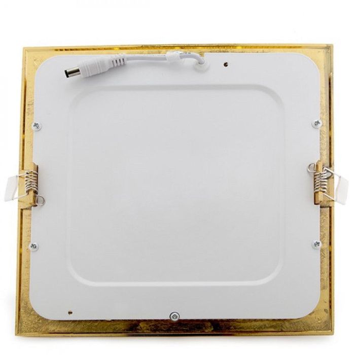Placa LED 18W 1800Lm 2700ºK Cuadrada Dorado 50.000H [GL-CL-S18N-G-WW 3