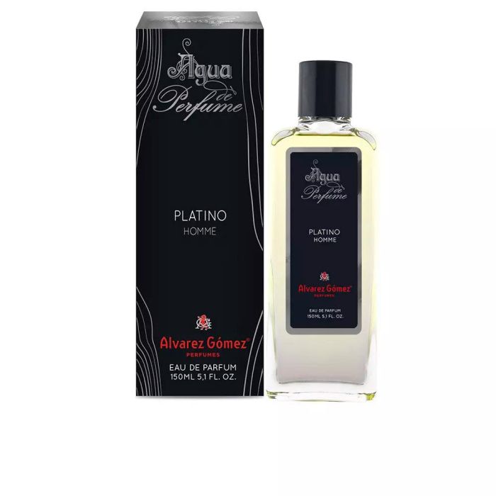 Alvarez Gomez Agua de Perfume Sr Platino Eau de Parfum Masculina Notas Verdes, Limón, Lavanda, Patchouli