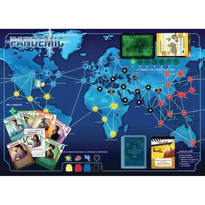 Asmodee Pandemia Juego de Mesa Idioma Francés 4