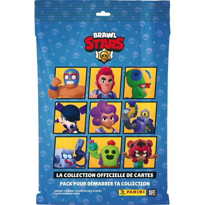 Panini Pack de Inicio Brawl Stars TC Carpeta + 2 Fundas 1 Carta Edición Limitada 16 Cartas PAN8051708025347 8 Panini Pack de Inicio Brawl Stars TC Carpeta + 2 Fundas 1 Carta Edición Limitada 16 Cartas PAN8051708025347 8