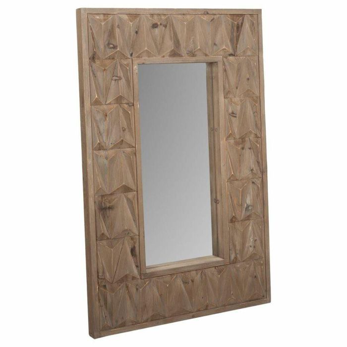 Espejo de pared Alexandra House Living Blanco 10 x 114 x 73 cm Rectangular