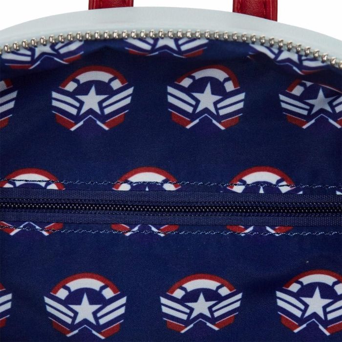 Loungefly Mini Mochila Marvel Falcon Capitán América Piel Sintética 2