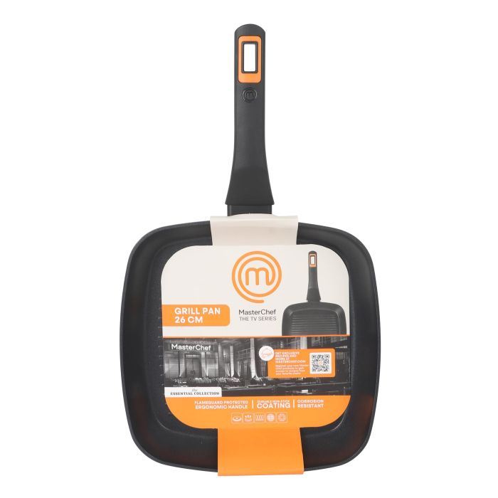 Sartén Grill Masterchef 26 cm Aluminio Forjado 2.8 mm (6 Unidades) 1 Sartén Grill Masterchef 26 cm Aluminio Forjado 2.8 mm (6 Unidades) 1