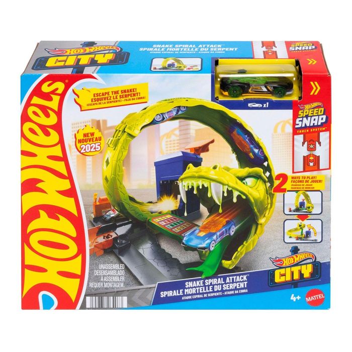 Hot Wheels City Ataque Espiral Serpiente Jbm63 Mattel 4 Hot Wheels City Ataque Espiral Serpiente Jbm63 Mattel 4