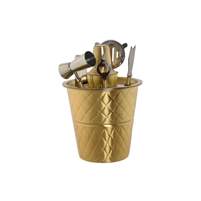 Coctel Glam DKD Home Decor Dorado Dorado 22 x 21 x 22 cm Set de 7 1 Coctel Glam DKD Home Decor Dorado Dorado 22 x 21 x 22 cm Set de 7 1
