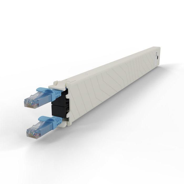 PATCHBOX patchbox.one Cassette de Cable Cat.6a UTP PoE++ Intercambiable para Rack Modular 8RU Azul PATCHBOX patchbox.one Cassette de Cable Cat.6a UTP PoE++ Intercambiable para Rack Modular 8RU Azul