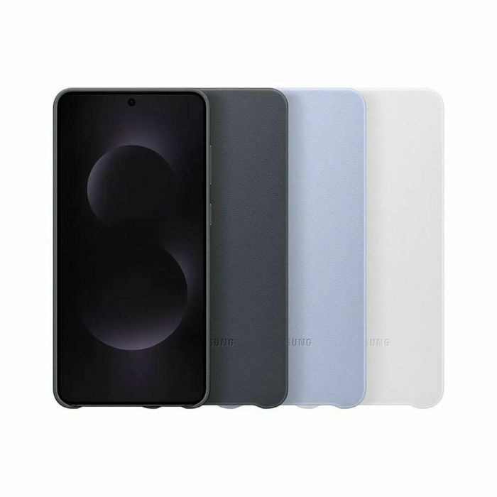 Samsung Funda AAARP00436 para Galaxy S25 Edge de Piel Auténtica Gris Claro - Protección contra Golpes y Arañazos 1 Samsung Funda AAARP00436 para Galaxy S25 Edge de Piel Auténtica Gris Claro - Protección contra Golpes y Arañazos 1