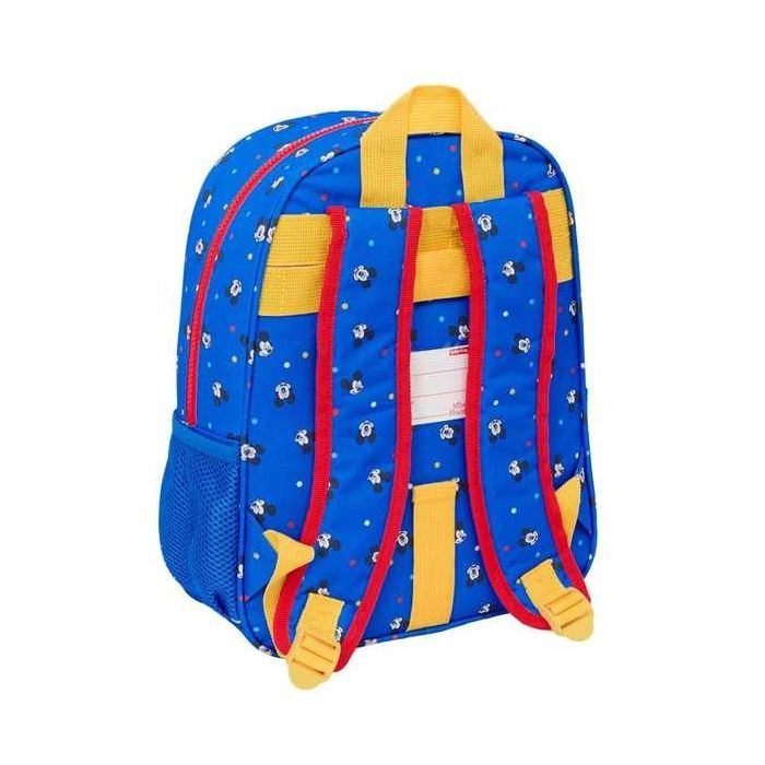 Mochila Safta Infantil Adaptable A Carro Front-Inter Mickey Mouse Good Day 340x260x110 mm 1 Mochila Safta Infantil Adaptable A Carro Front-Inter Mickey Mouse Good Day 340x260x110 mm 1