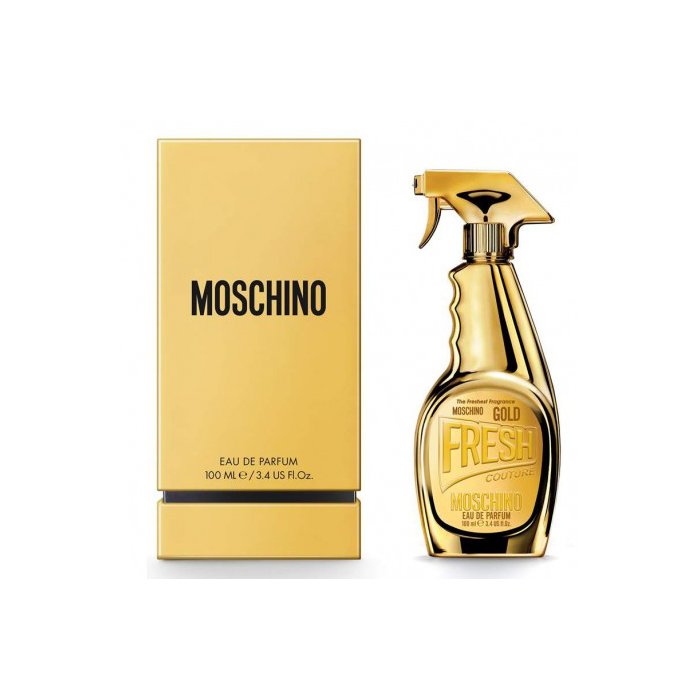 Moschino FRESH COUTURE GOLD Eau de Parfum Vaporizador 100 ml. Perfume Floral Frutal Juvenil, Enérgico y Atemporal para Mujer. 0 Moschino FRESH COUTURE GOLD Eau de Parfum Vaporizador 100 ml. Perfume Floral Frutal Juvenil, Enérgico y Atemporal para Mujer. 0