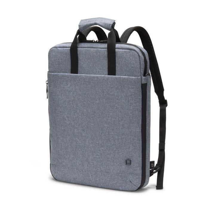 Dicota Eco MOTION Bolsa Tote Convertible Mochila para Portátil 13-15.6" Tablet 12.9" RPET Reciclado Resistente Agua Blue Denim 5