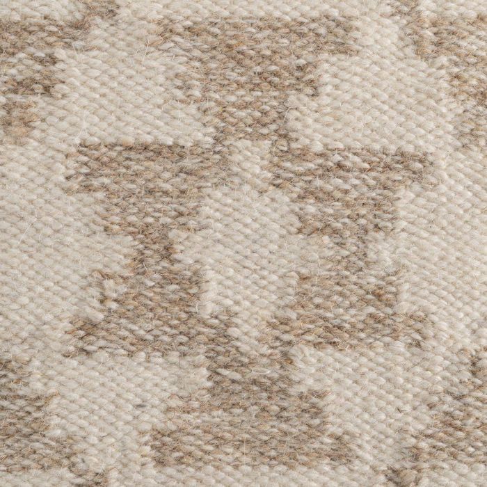 Puf Blanco Natural Lana-Algodón 45 X 45 X 45 cm