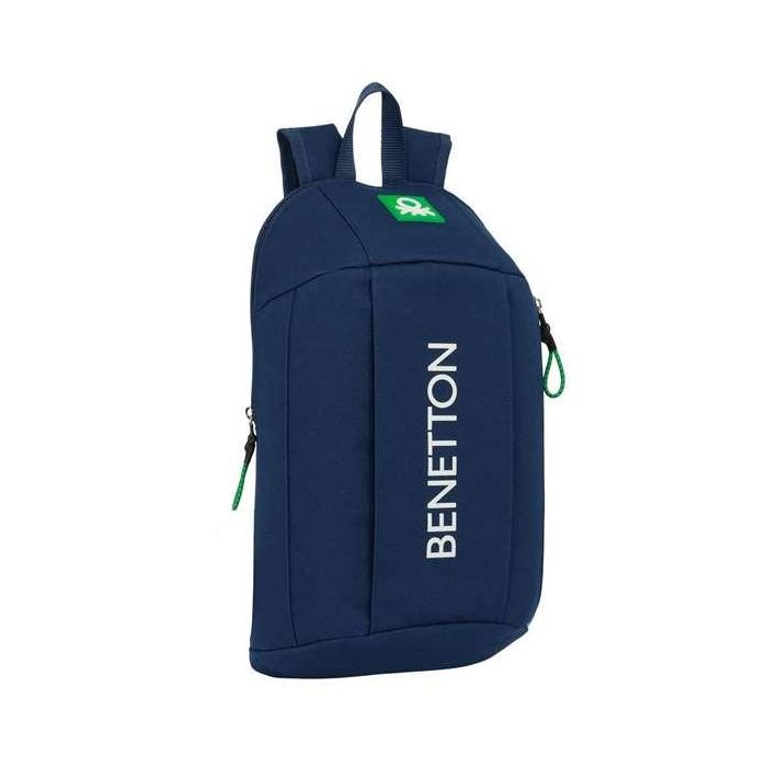 Mochila Casual Benetton Green Azul marino 22 x 39 x 10 cm
