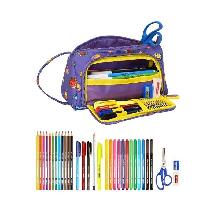 Estuche Escolar con Accesorios SuperThings Guardians of Kazoom Amarillo Morado (32 Piezas) 7 Estuche Escolar con Accesorios SuperThings Guardians of Kazoom Amarillo Morado (32 Piezas) 7