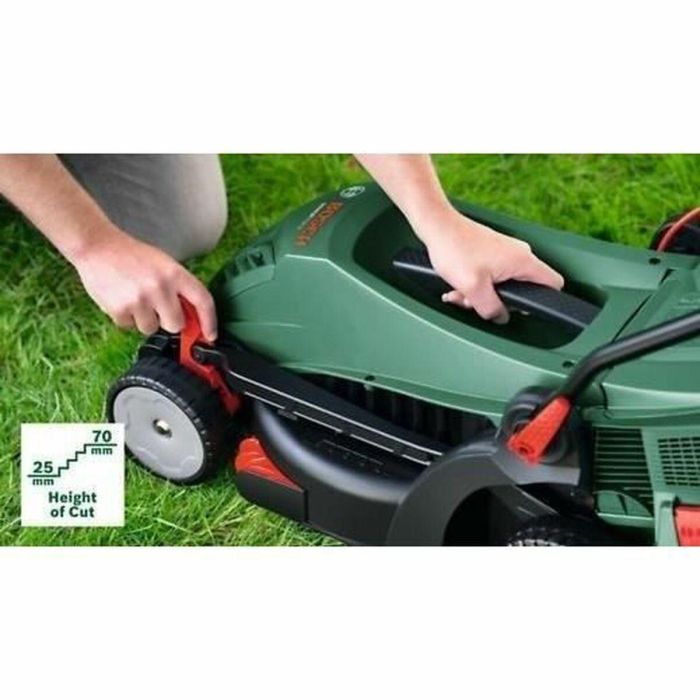 Bosch BOS4053423321845 Cortacésped UniversalRotak 34V-26 con 1300W, 34cm de corte y recolector de 40 litros 2