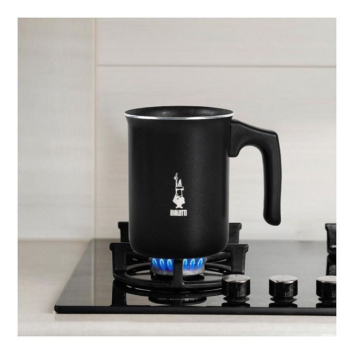 Bialetti Espumador de Leche Manual Tutto Crema 00AGR394 Negro Aluminio 8cm 5