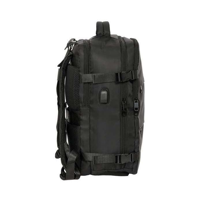 Safta Mochila Viaje Cabina Portatil F.C. Barcelona Negra 15,6'' 29x44x19 cm 2