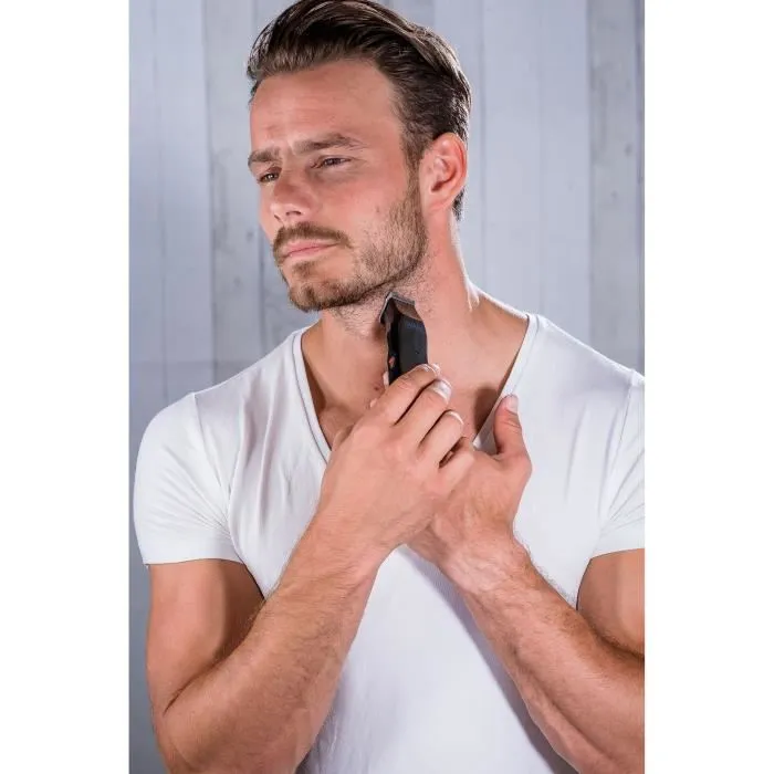 Wahl 9918-1416 Cortabarbas con y sin Cable, Cuchillas de Carbono Autoafilables, Autonomía 60 min, Precisión 2-12 mm 2