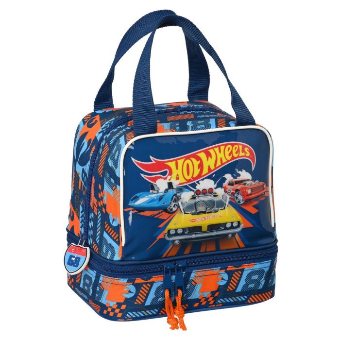 Portameriendas Hot Wheels Speed club Naranja Azul marino 20 x 20 x 15 cm