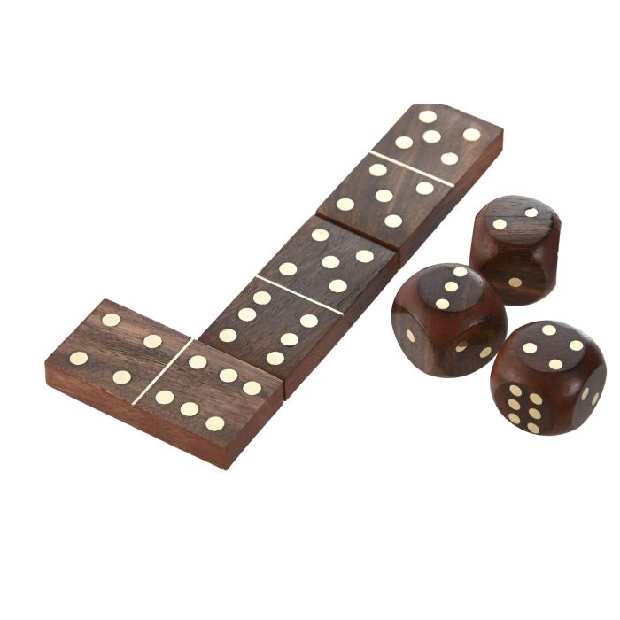 Juego Colonial DKD Home Decor Marron Dorado 15 x 5 x 20 cm Set de 4 (2 Unidades) 3 Juego Colonial DKD Home Decor Marron Dorado 15 x 5 x 20 cm Set de 4 (2 Unidades) 3