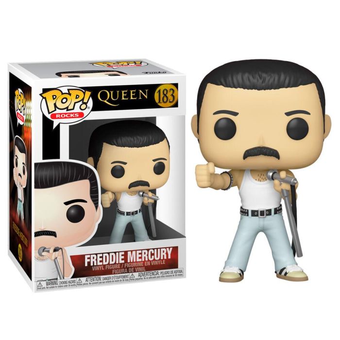 Funko POP Queen Freddie Mercury Radio Gaga Figura de Vinilo 9cm