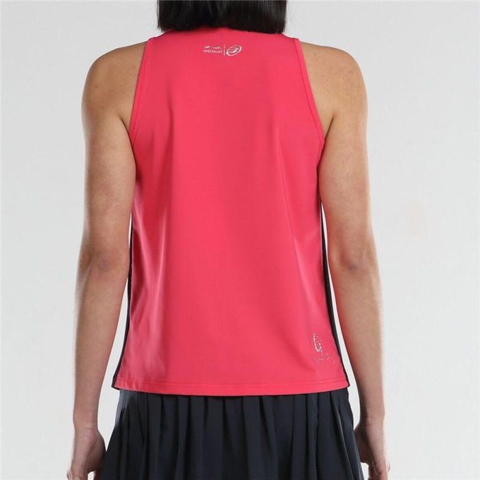 Camiseta para Mujer sin Mangas Bullpadel Unase Rojo Carmesí M