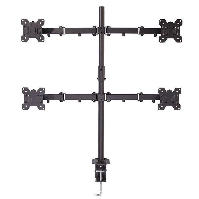 Lindy Quad Display Bracket with Pole and Desk Clamp 2 Lindy Quad Display Bracket with Pole and Desk Clamp 2