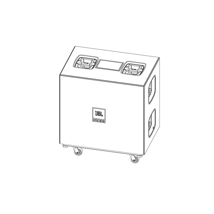 JBLPRO Cubierta y Tablón con Ruedas para Accesorios 1