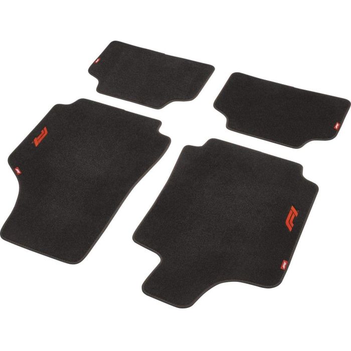 Alfombra De Coche Cm570 4Tlg Negro-Rojo F110860 Alfombra De Coche Cm570 4Tlg Negro-Rojo F110860