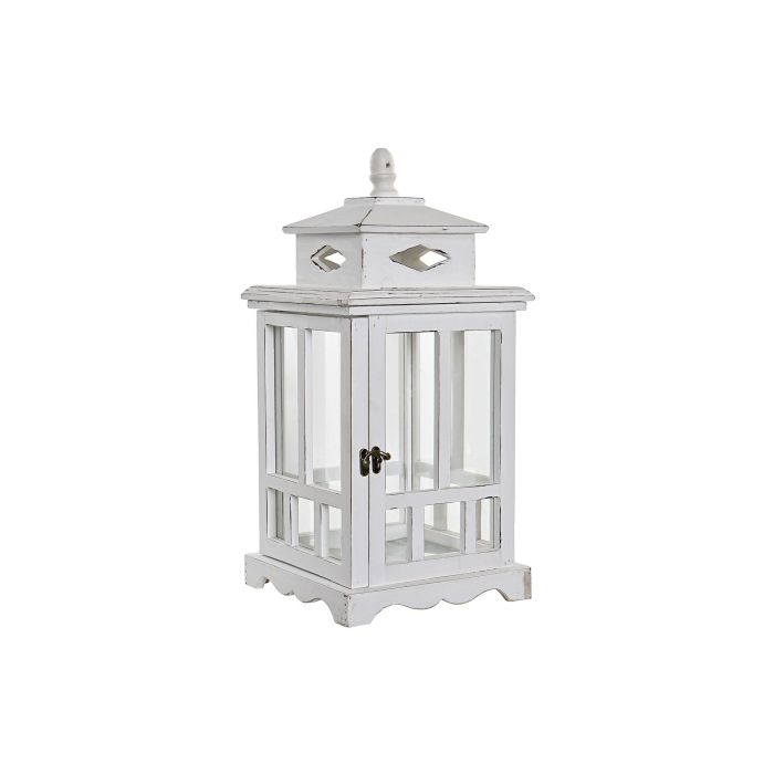 Farola Tradicional DKD Home Decor Blanco 22.5 x 47 x 22.5 cm