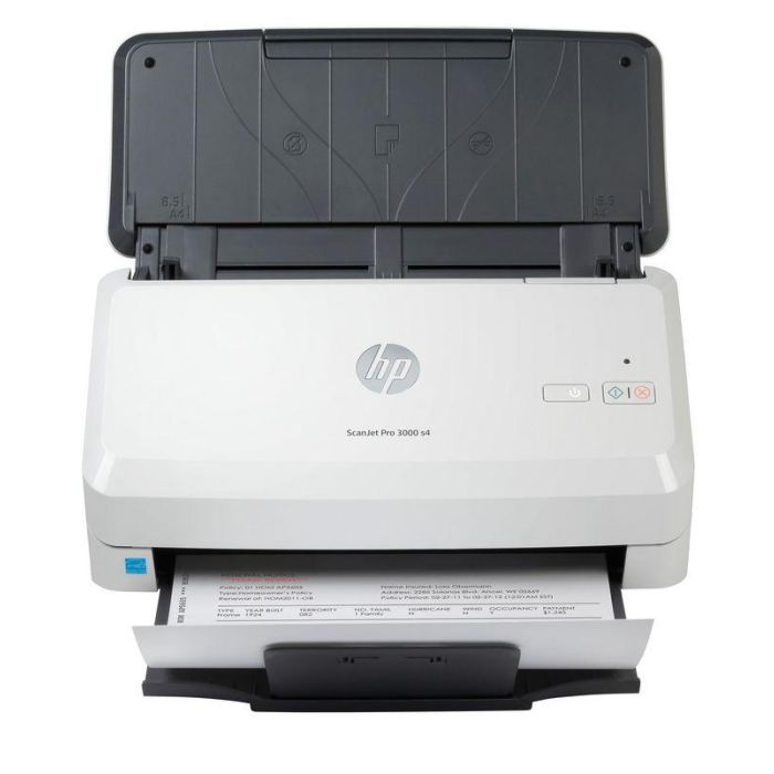 HP 3000 s4 ScanJet Pro Escáner de Alimentación de Hojas, Rápido 40 ppm/80 ipm, ADF 50 Páginas, Ideal para 4.000 Páginas al Día