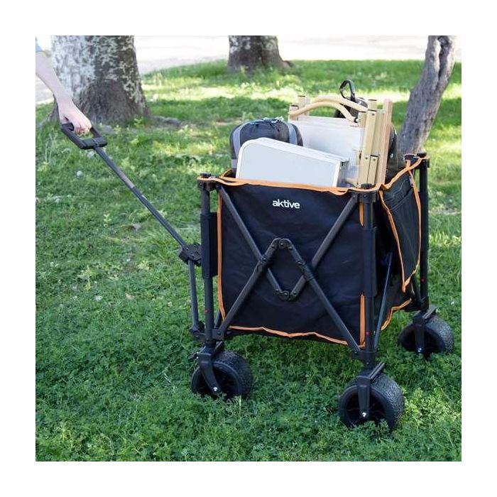 Carro de playa plegable 52x52x71/105cm con ruedas 17x10cm 5 Carro de playa plegable 52x52x71/105cm con ruedas 17x10cm 5