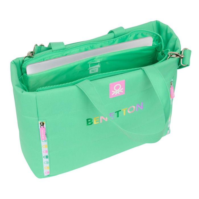 Maletín para Portátil Benetton Mint 40 x 31 x 17 cm 1 Maletín para Portátil Benetton Mint 40 x 31 x 17 cm 1