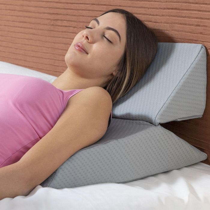 Almohada Triangular Multiposición de Doble de Cuña Threllow InnovaGoods 14 Almohada Triangular Multiposición de Doble de Cuña Threllow InnovaGoods 14