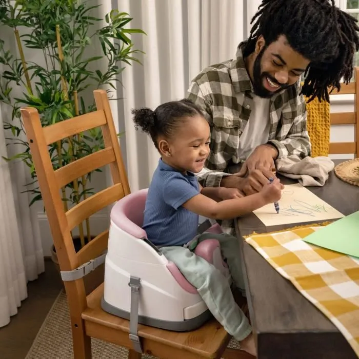 Ingenuity Silla elevador 2 en 1 con bandeja portaobjetos integrada, peonía, a partir de 6 meses ING0074451167261 1 Ingenuity Silla elevador 2 en 1 con bandeja portaobjetos integrada, peonía, a partir de 6 meses ING0074451167261 1