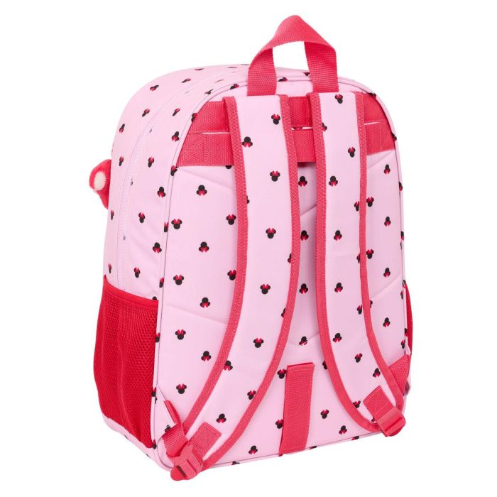 Mochila Escolar Minnie Mouse Naive Rosa 33 x 42 x 14 cm 1