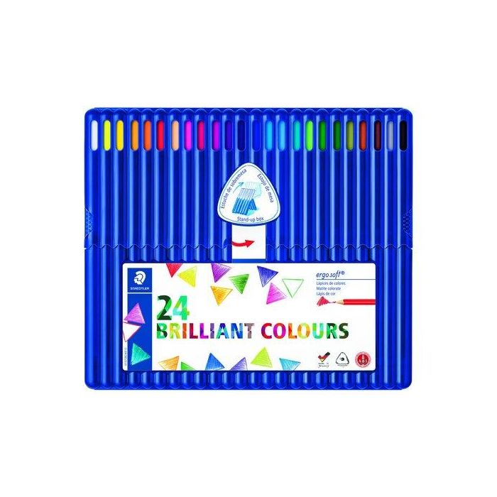 Lapices De Colores Staedtler 157 Ergosoft Box De 24