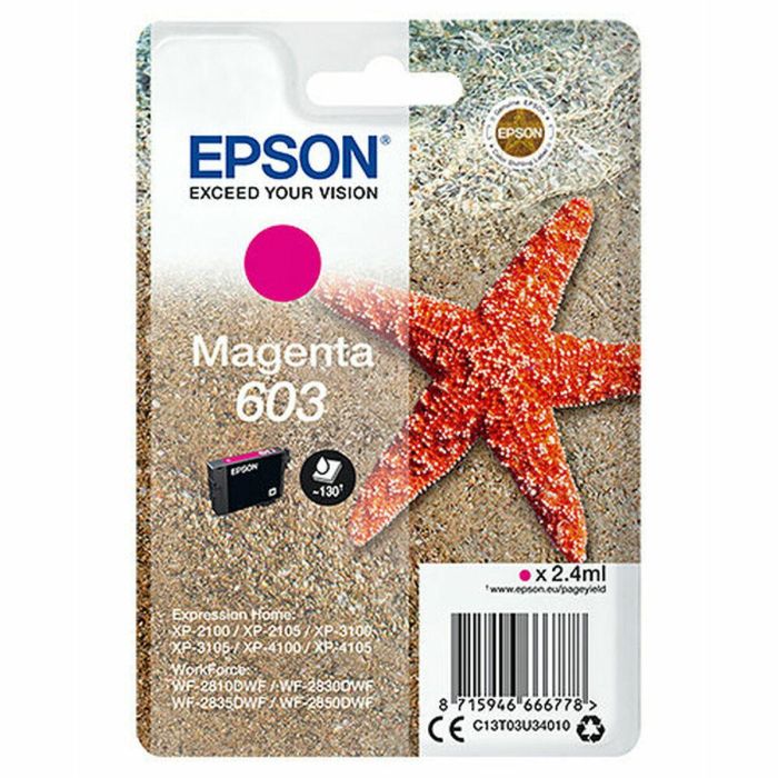 Cartucho de Tinta Original Epson C13T03U34020 Magenta