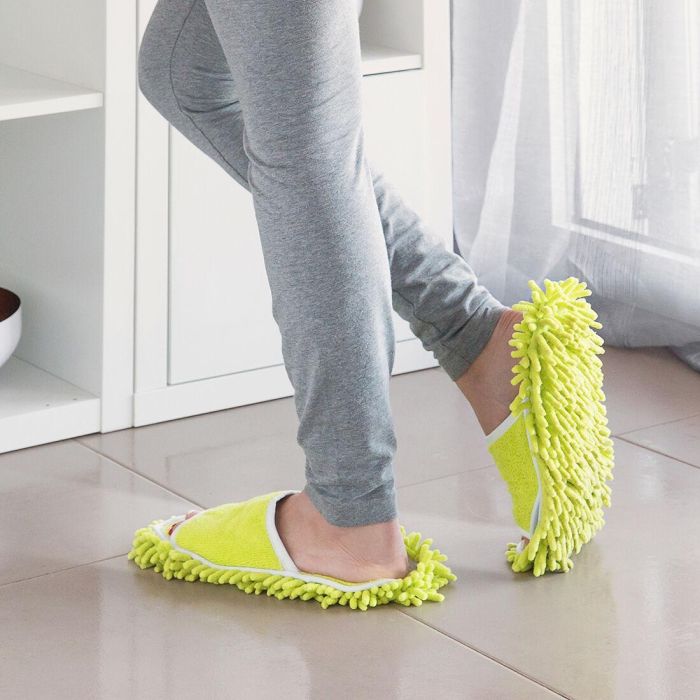 Zapatillas Mopa Mop&Go InnovaGoods 4 Zapatillas Mopa Mop&Go InnovaGoods 4