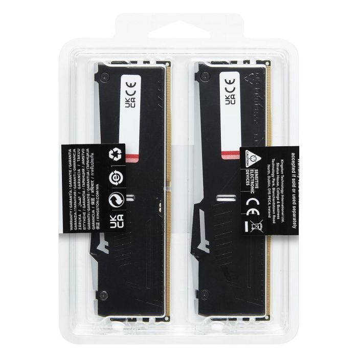 Kingston FURY Beast RGB 32GB (2x16GB) 5600MHz DDR5 CL40 DIMM Kit de Memoria RAM para PC