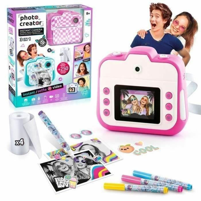 Canal Toys Creator Cámara instantánea Rosa CLK 055 0 Canal Toys Creator Cámara instantánea Rosa CLK 055 0