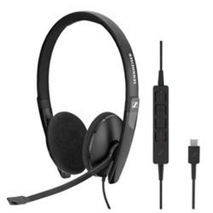 Auriculares con Micrófono Sennheiser 1000919 Negro Auriculares con Micrófono Sennheiser 1000919 Negro