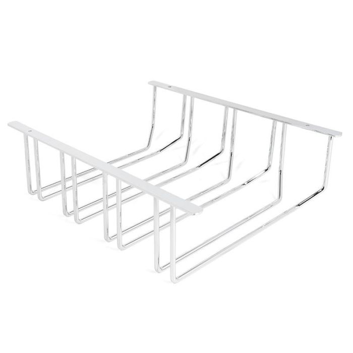 ALK System Soporte Cuádruple para Copas Cromado 370x279x112 mm de Acero Brillante 1