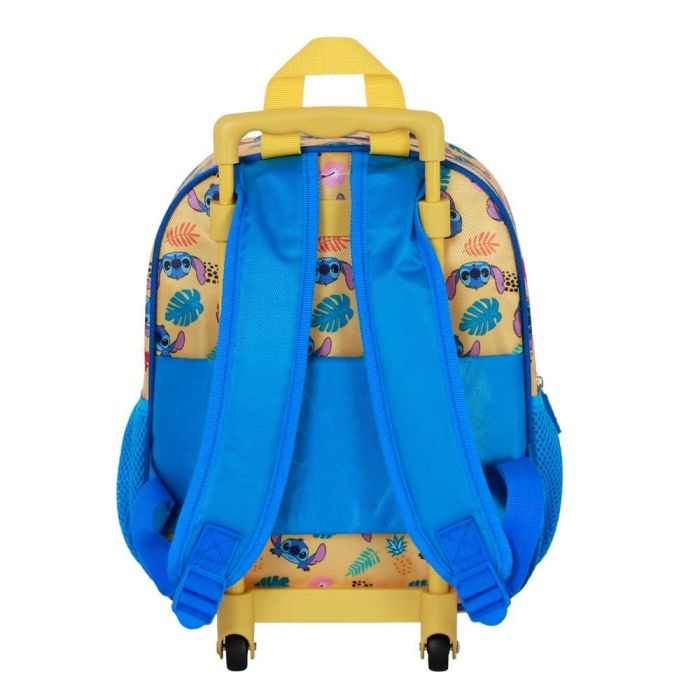 Disney Lilo y Stitch Mochila 3D con Ruedas Pequeña Ocean Azul - Infantil con Relieve Frontal y Bolsillos Laterales 2 Disney Lilo y Stitch Mochila 3D con Ruedas Pequeña Ocean Azul - Infantil con Relieve Frontal y Bolsillos Laterales 2