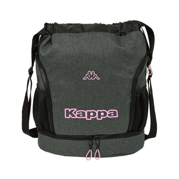 Mochila Saco Infantil Kappa Silver pink Gris 35 x 40 x 1 cm Mochila Saco Infantil Kappa Silver pink Gris 35 x 40 x 1 cm