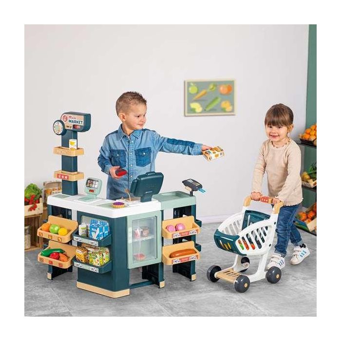 Supermercado maximarket con carrito, caja registradora y 50 accesorios. 89,60x80x59,60 cm 8 Supermercado maximarket con carrito, caja registradora y 50 accesorios. 89,60x80x59,60 cm 8