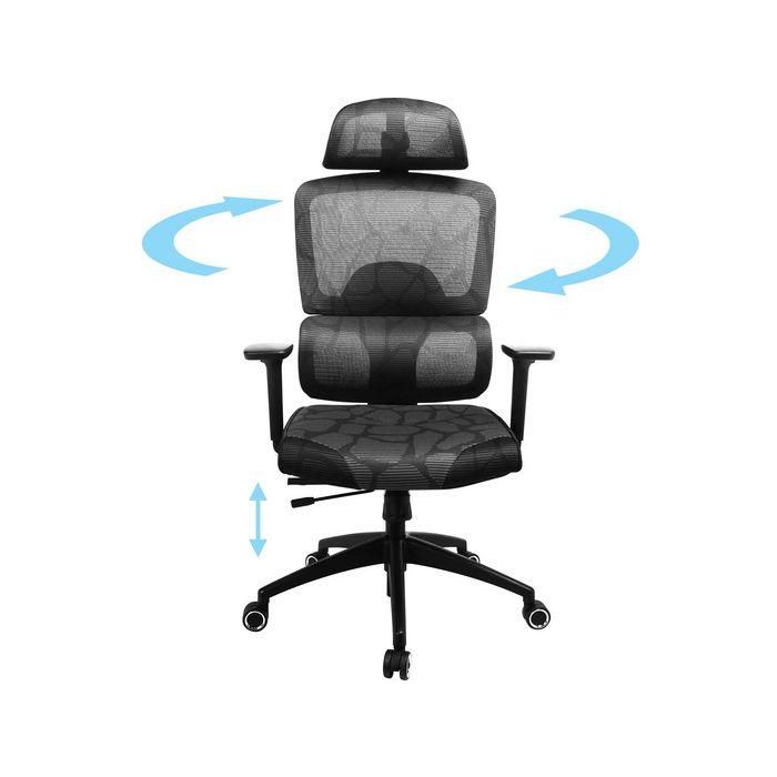 Sandberg ErgoFusion Gaming Chair Pro Silla Gaming Ergonómica Ajustable Transpirable 5 Años Garantía