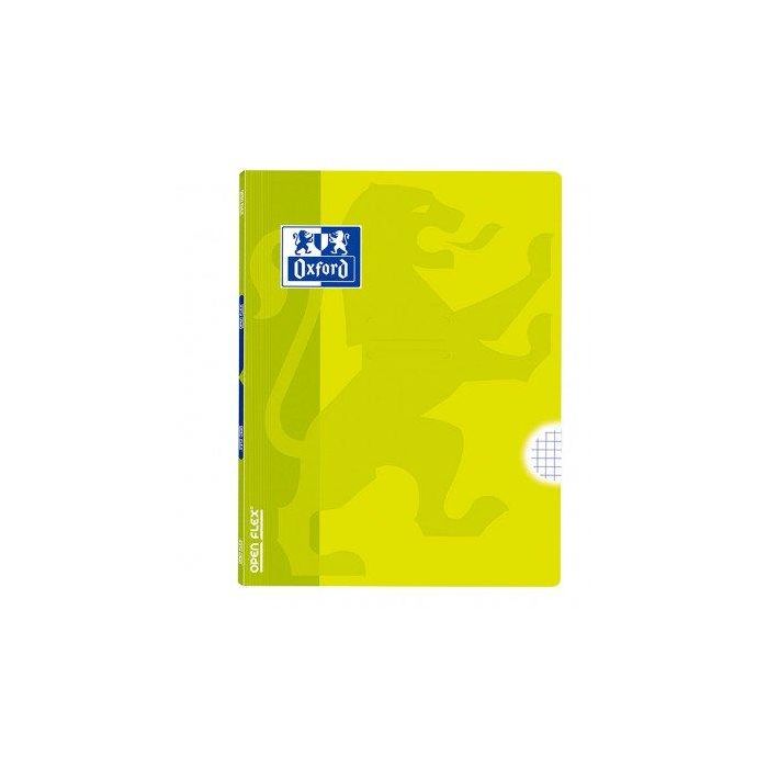 Libreta Grapada Oxford School Openflex A4 48H Cuadric.4X4 Lima (Set de 10)